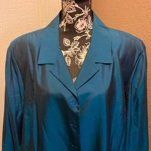 Dana Bachman silk spring coat